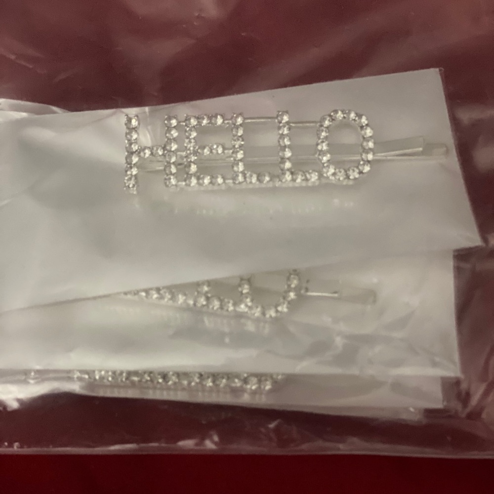 Bling hair pins
